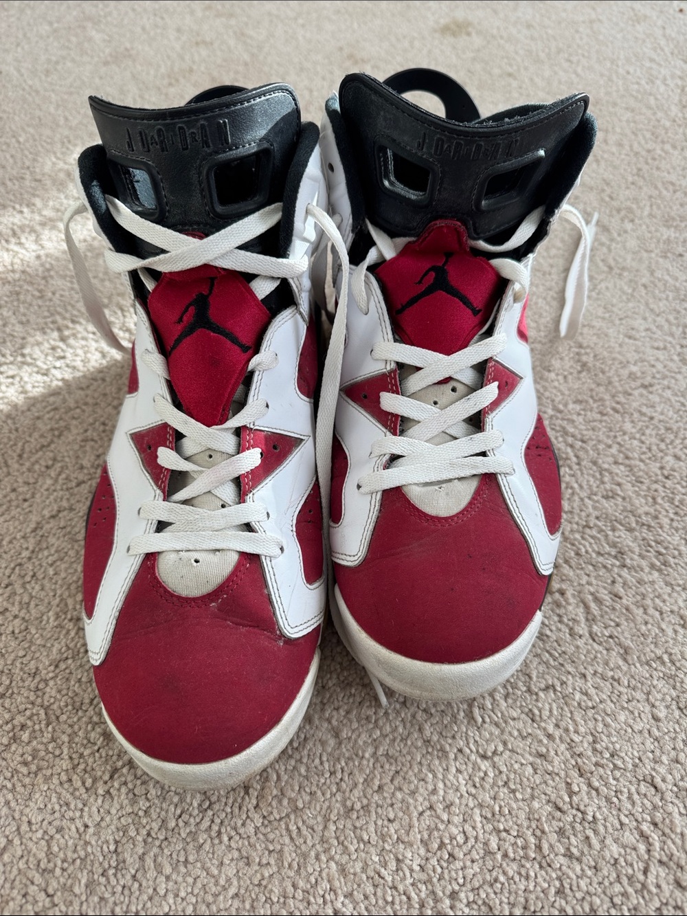 Nike air jordan 6 retro carmine